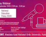 Two Day Webinar on National Education Policy (NEP) 2020