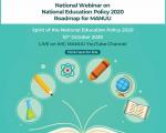 National Webinar on National Education Policy 2020 Roadmap for MANUU