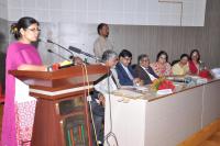 Dr. Farida Siddiqui, Conference Coordinator, giving Welcome Address, 2013