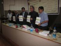 Prof. Sukhadev Thorat, (UGC Chairman), Releasing the Journal of Exclusion Studies – 2011 during the Special Lecture Programme ‘Addressing the Problems of Minorities and other excluded groups: Reflections on Policy and Research’ 3.11.2011