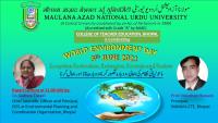 Expert Lecture on World Environment Day June 2021